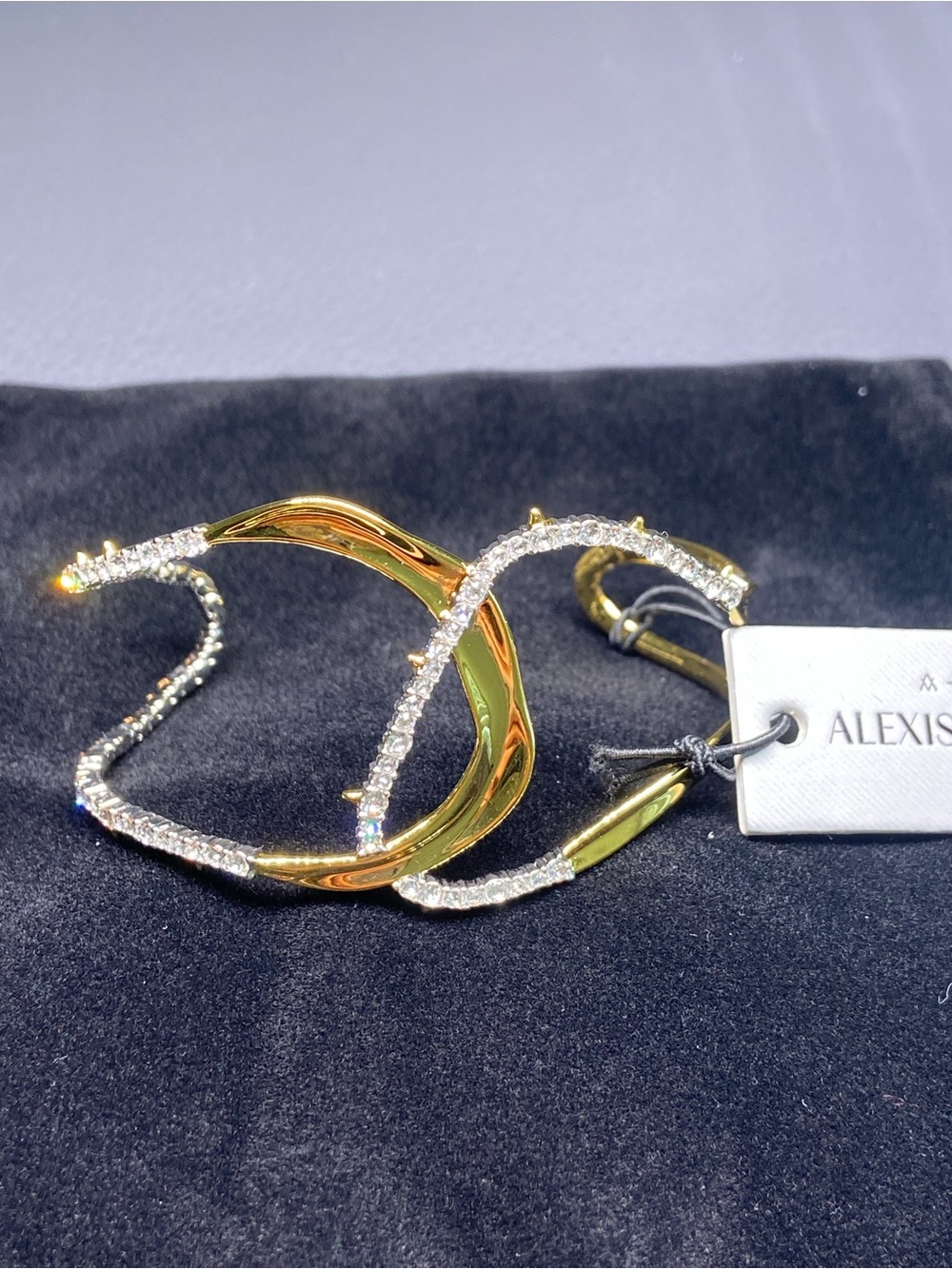Alexis Bittar Gold Crystal Bracelet - Gold